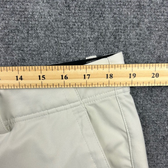 Nike Golf Pants Men 38x32 Light Bone Beige Dri-FIT Straight Leg Tech Performance - Picture 9 of 14